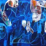 Nije loše biti tihm , akril na platnu