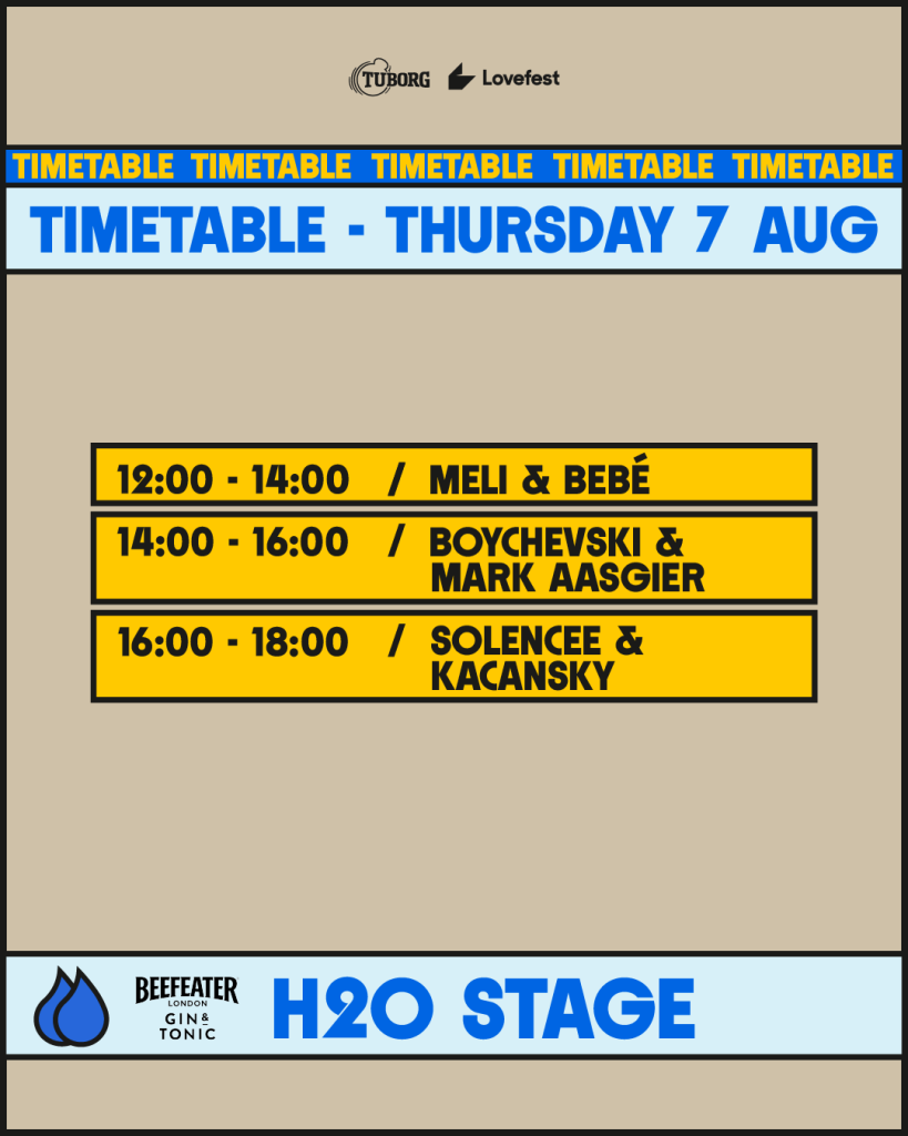 Beefeater H2O Stage - Prvi dan - Satnica
