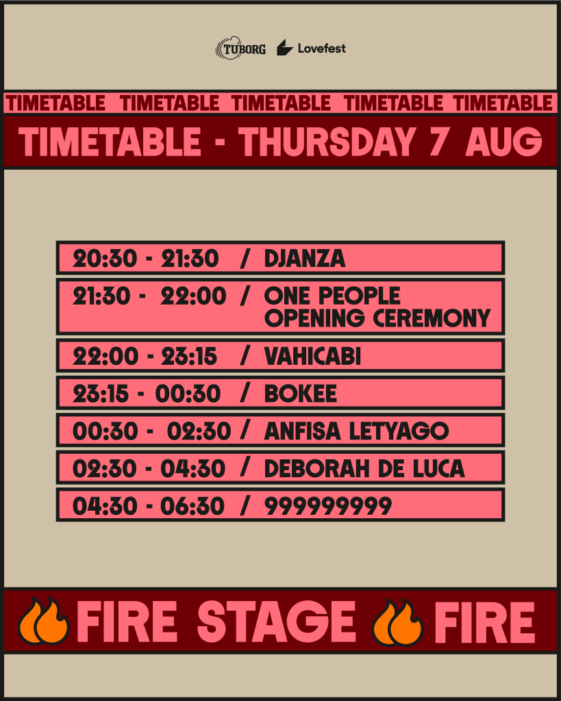 Fire Stage - Prvi dan - Satnica
