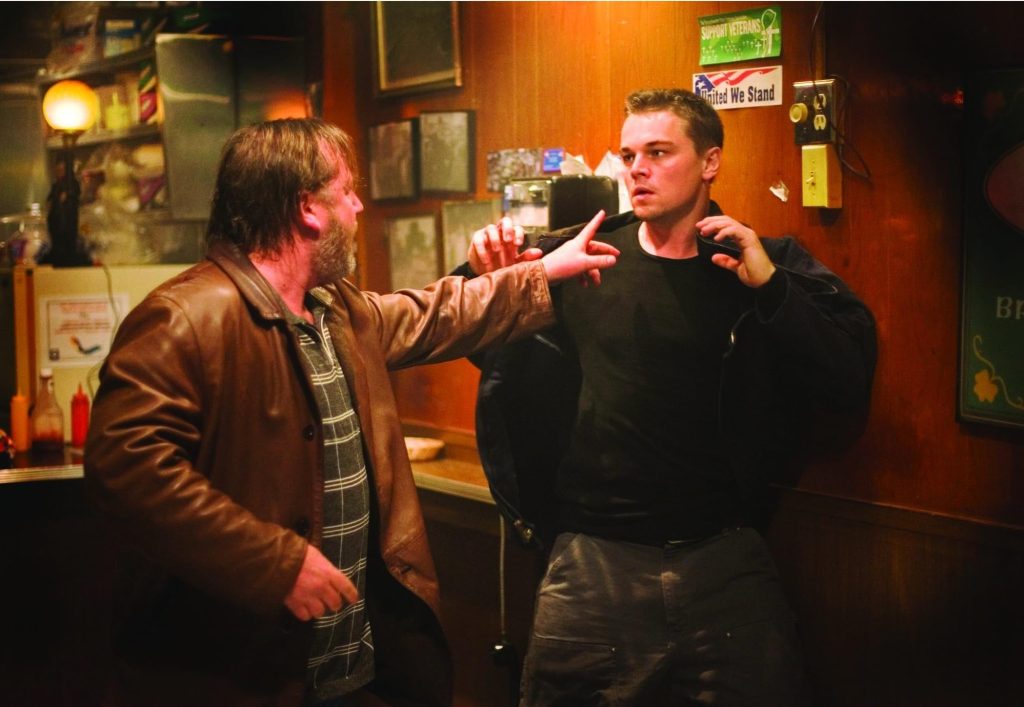 Leonardo DiCaprio and Ray Winstone