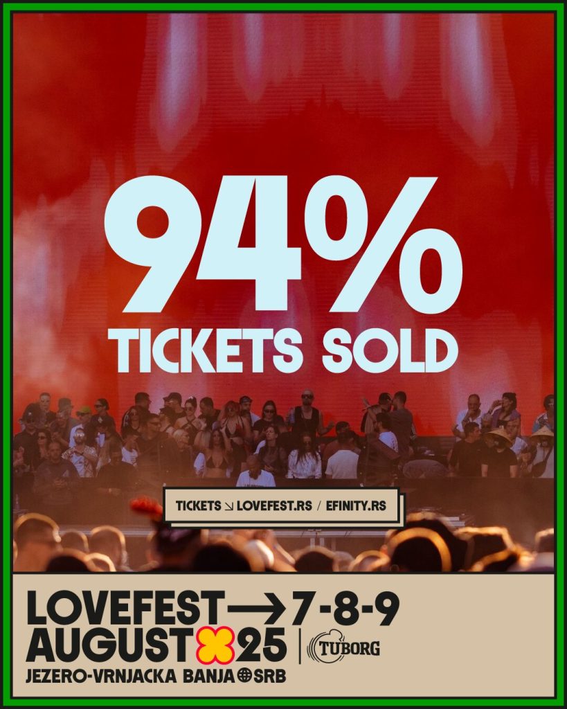 94% Tickets Sold - Tuborg Lovefest