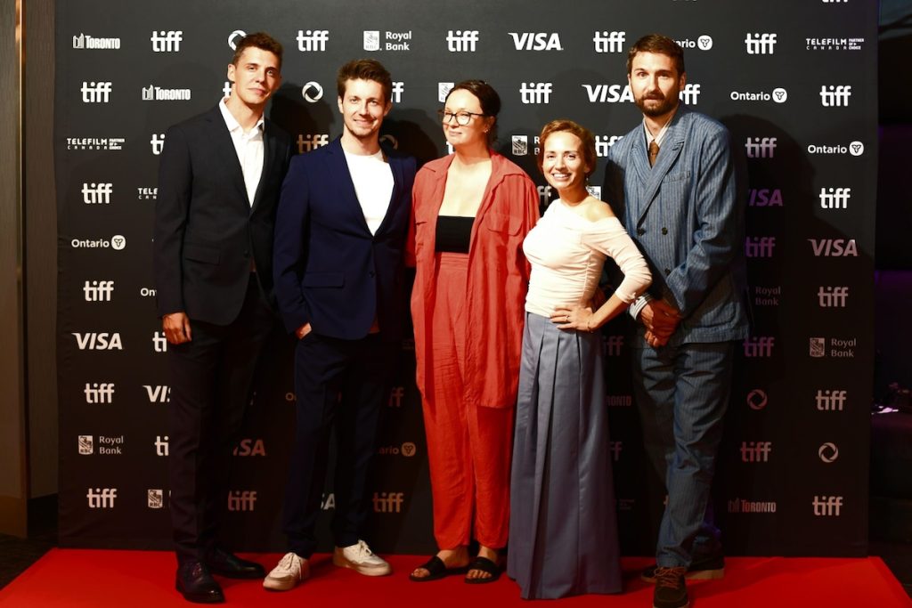 Ekipa filma Oče naš na TIFF festivalu_foto Wouter van Houwelingen