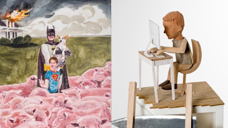 „Pozornica apsurda“ Izložba vajara Marka Crnobrnje i slikara Mirze Ćizmića