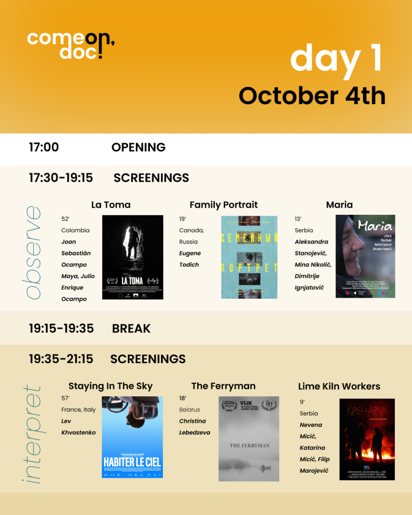 comeondoc festival