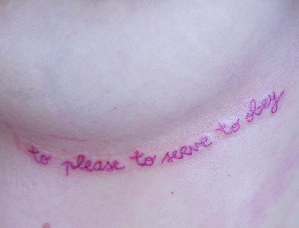 Marina Markoivć, To Please, To Serve, To Obey, 2021
