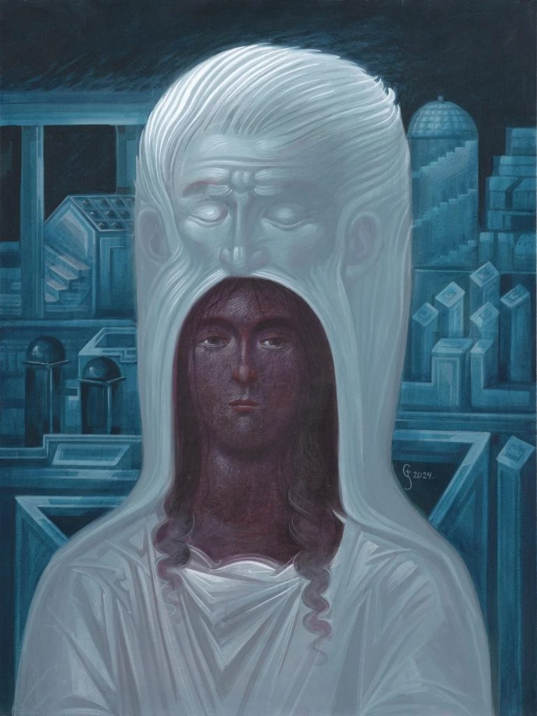 Đorđe Savić, bez naziva, 80x60cm ulje na platnu, 2024.
