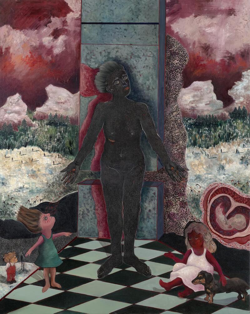 Uebermensch, ulje na platnu, 200x160 cm, 2025