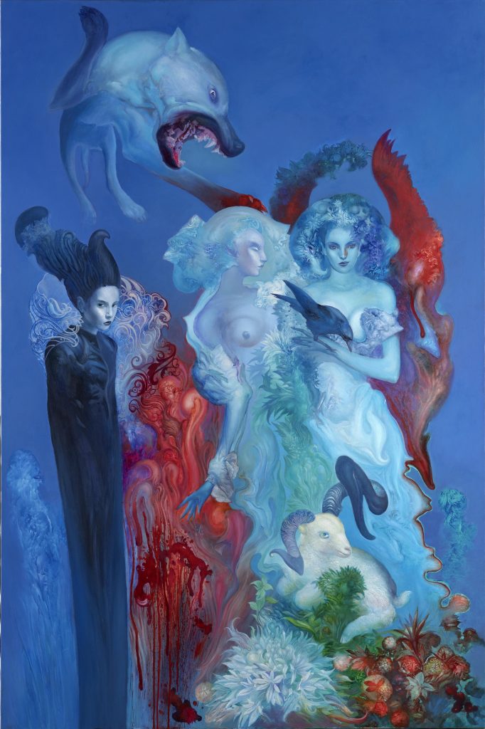 Pakao u Raju, 190x135 cm, ulje na platnu, 2015