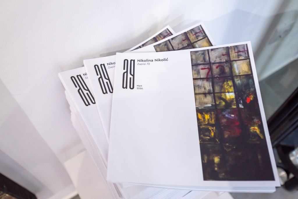 Izlozba Nikolina Nikolic Zapisi 72 Galerija Aleksic