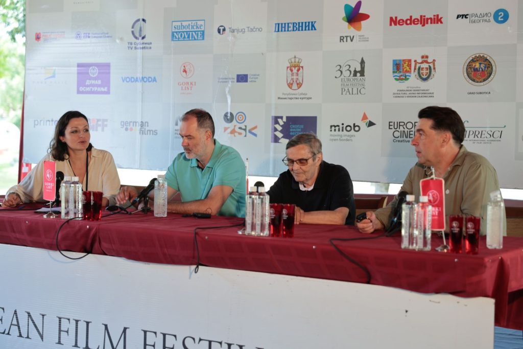 Festivalski tim - Ilija Tatić, Radoslav Zelenović, Miroslav Mogorović, foto Damir Vujković
