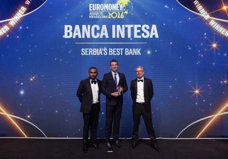 Foto: Banca Intesa osvojila Euromoney nagradu za najbolju banku u Srbiji u 2026