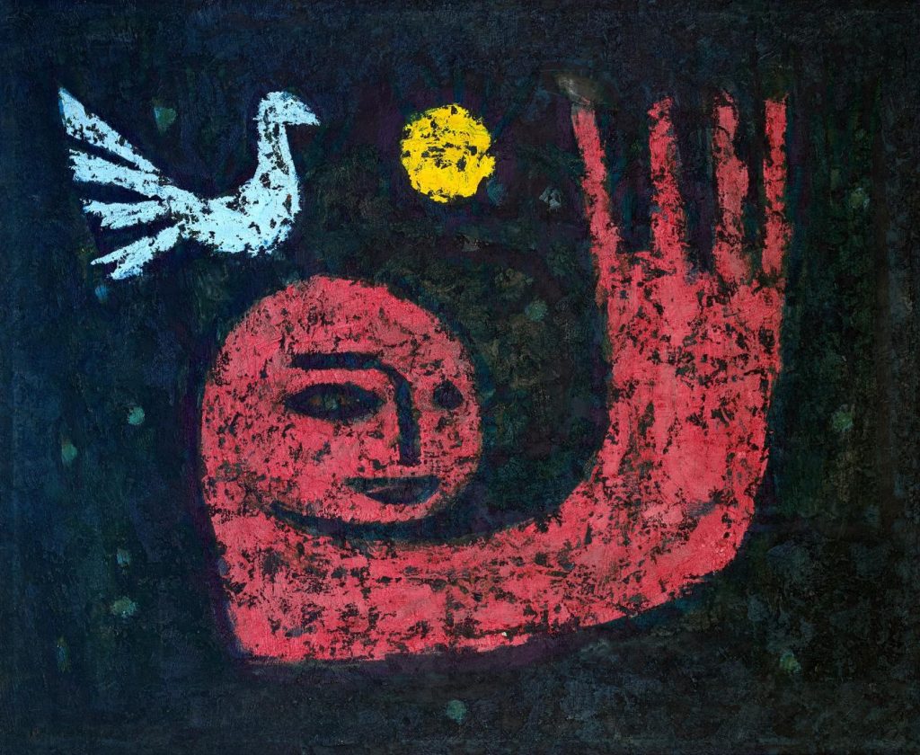 Lazar Vujaklija, Bez naziva, b.g., ulje na platnu, 69 × 84 cm, Muzej naivne i marginalne umetnosti