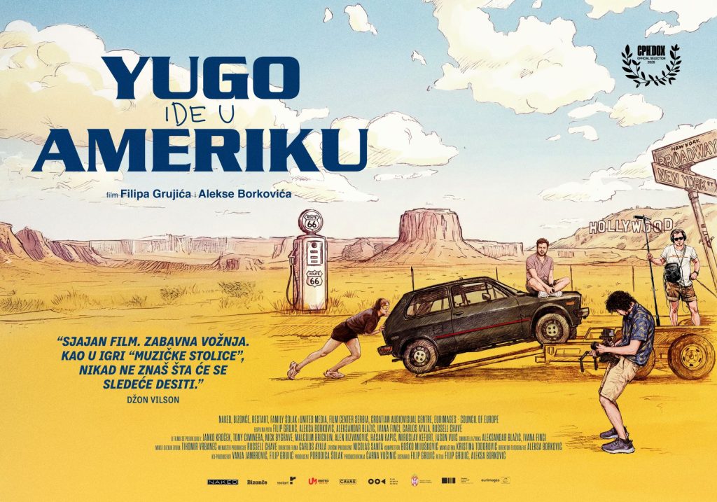 Yugo ide u Ameriku poster