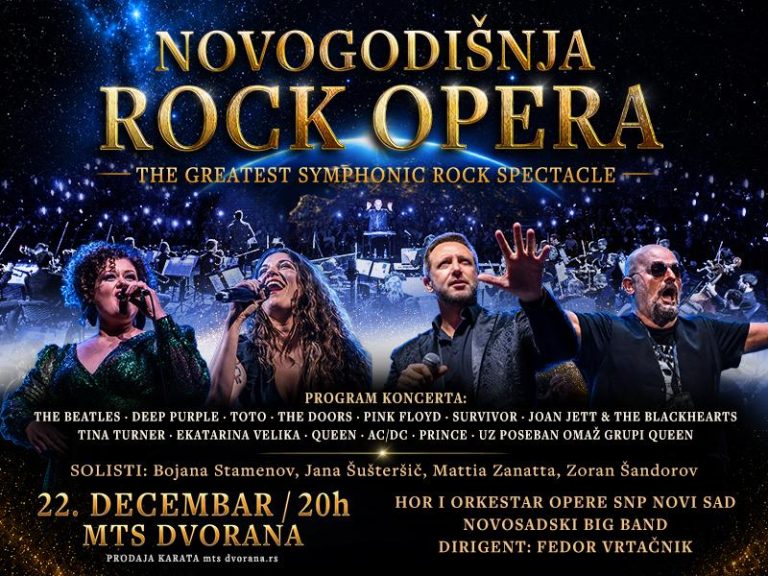 Novogodišnja Rock Opera u MTS Dvorani 22. decembra