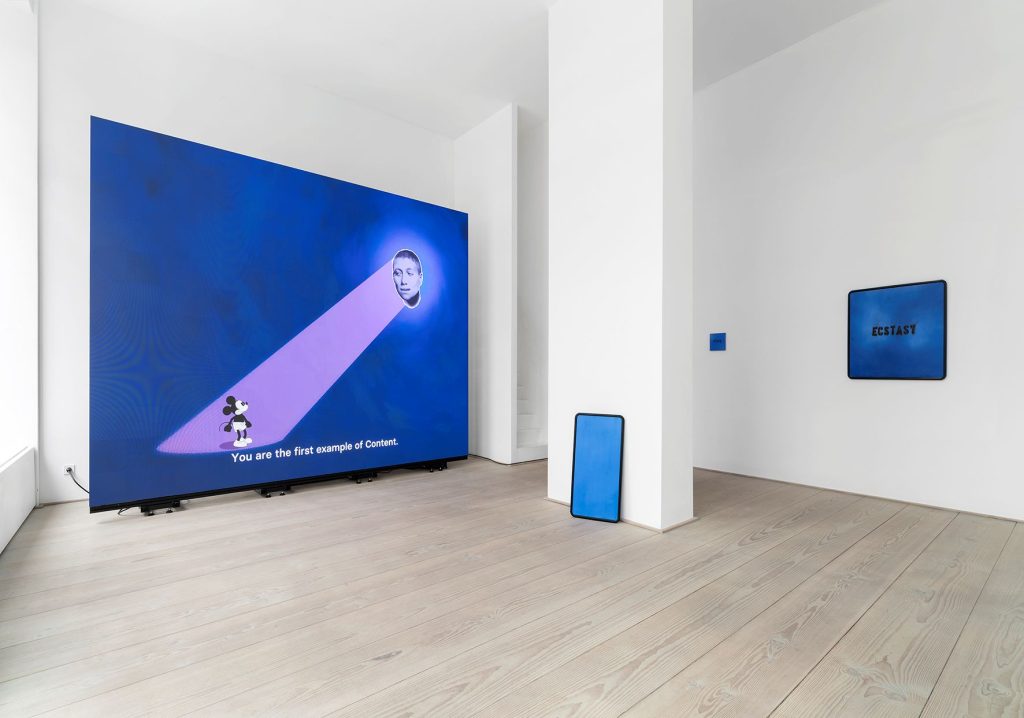 Everything is Content, Galerie Anita Beckers. Foto Wolfgang Günzel