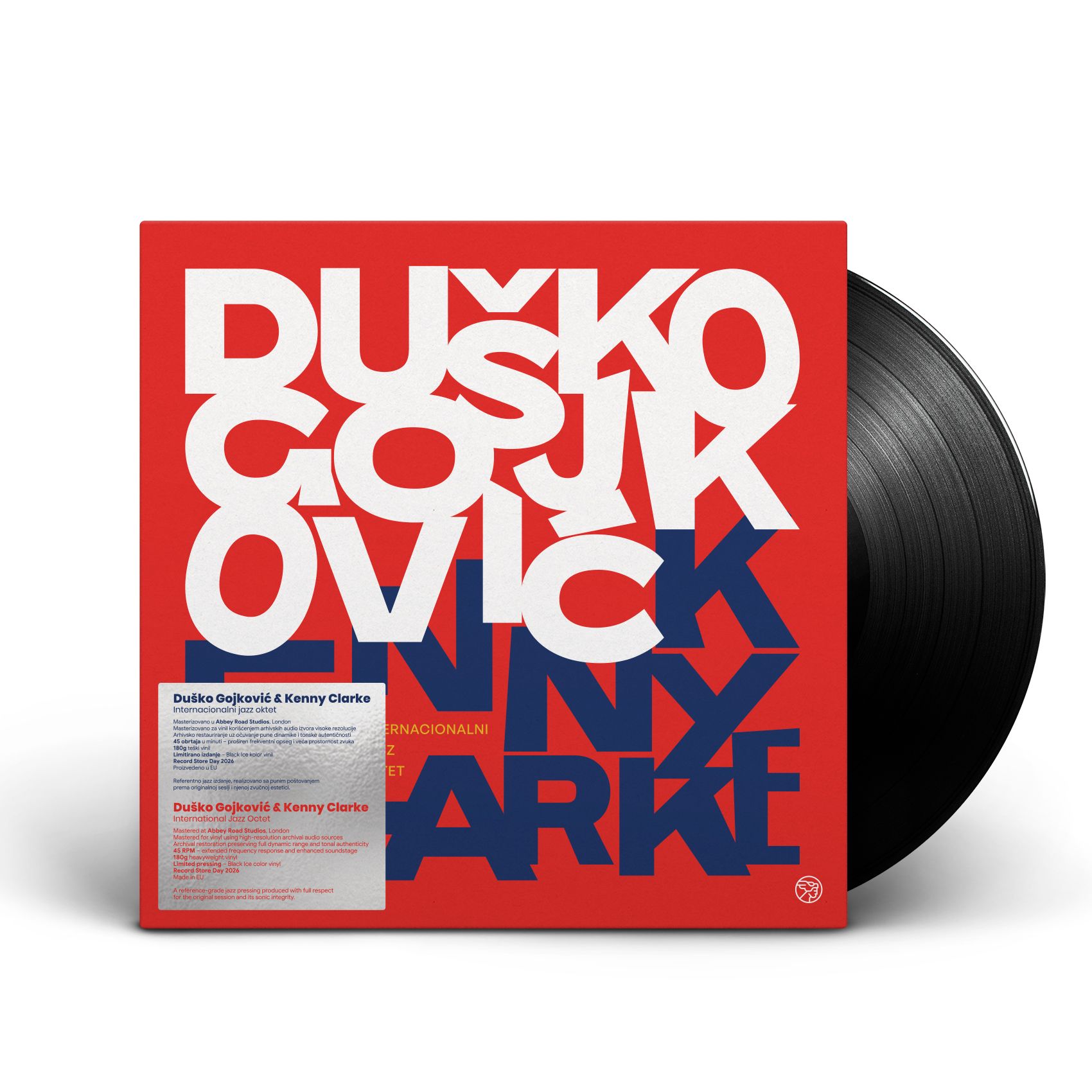 Mokap albuma „Internacionalni Jazz Oktet Duško Gojković & Kenny Clarke“