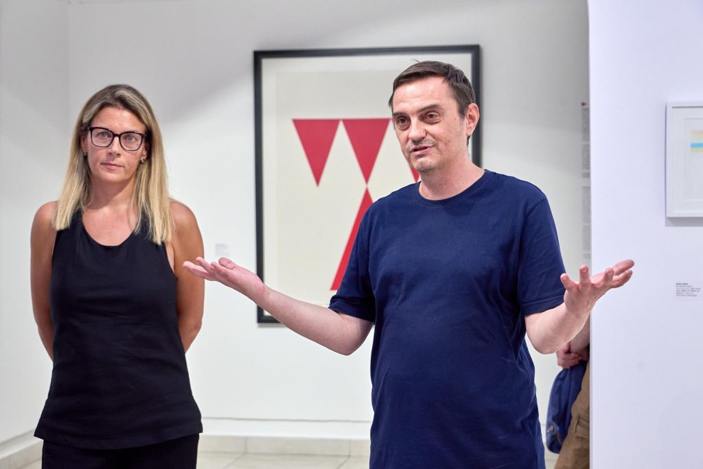 Ivana Bašičević Antić i Miroslav Karić, kustosi izložbe