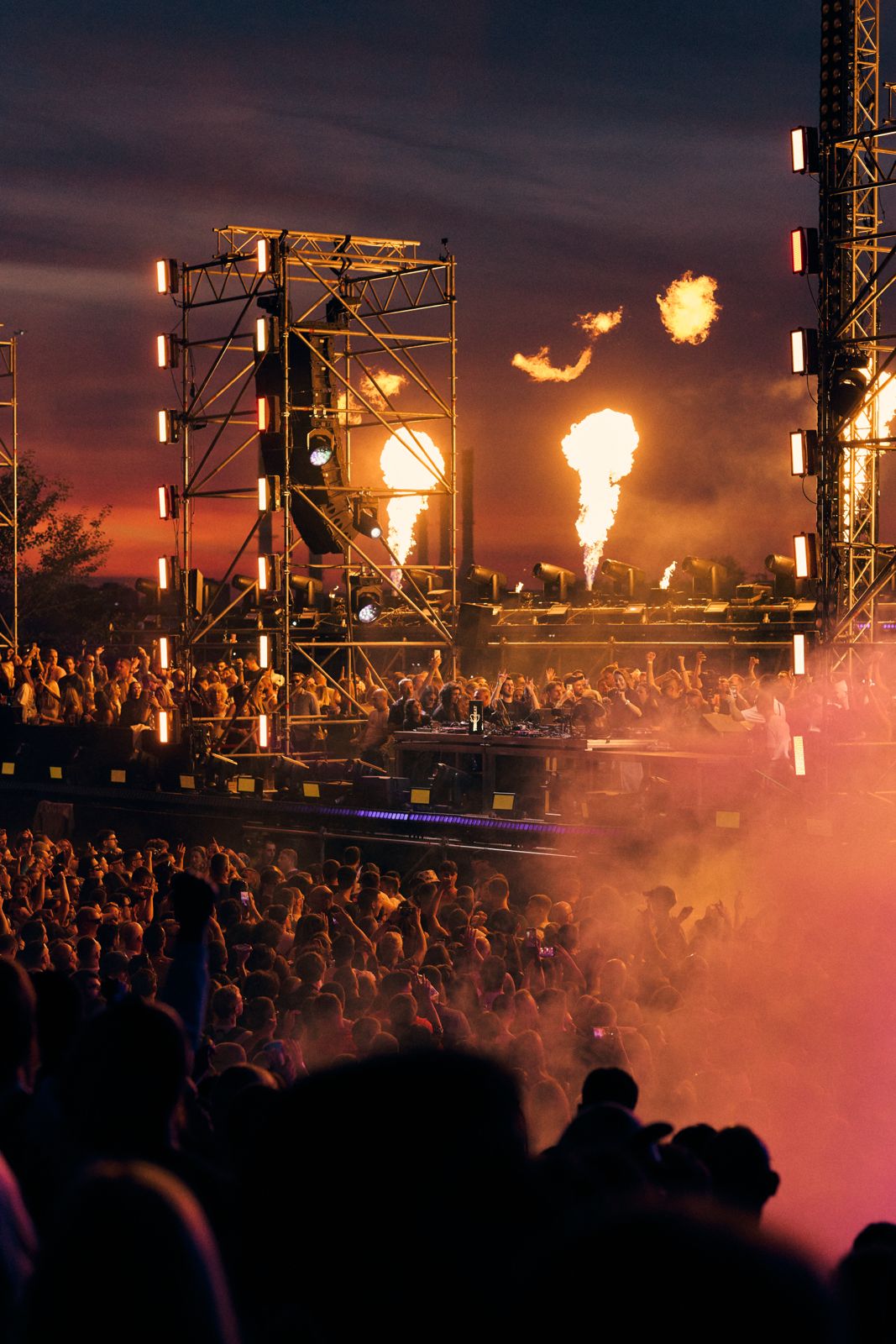 Publika na Tuborg Beat x Lovefest događaju ispod pilona Mosta na Adi