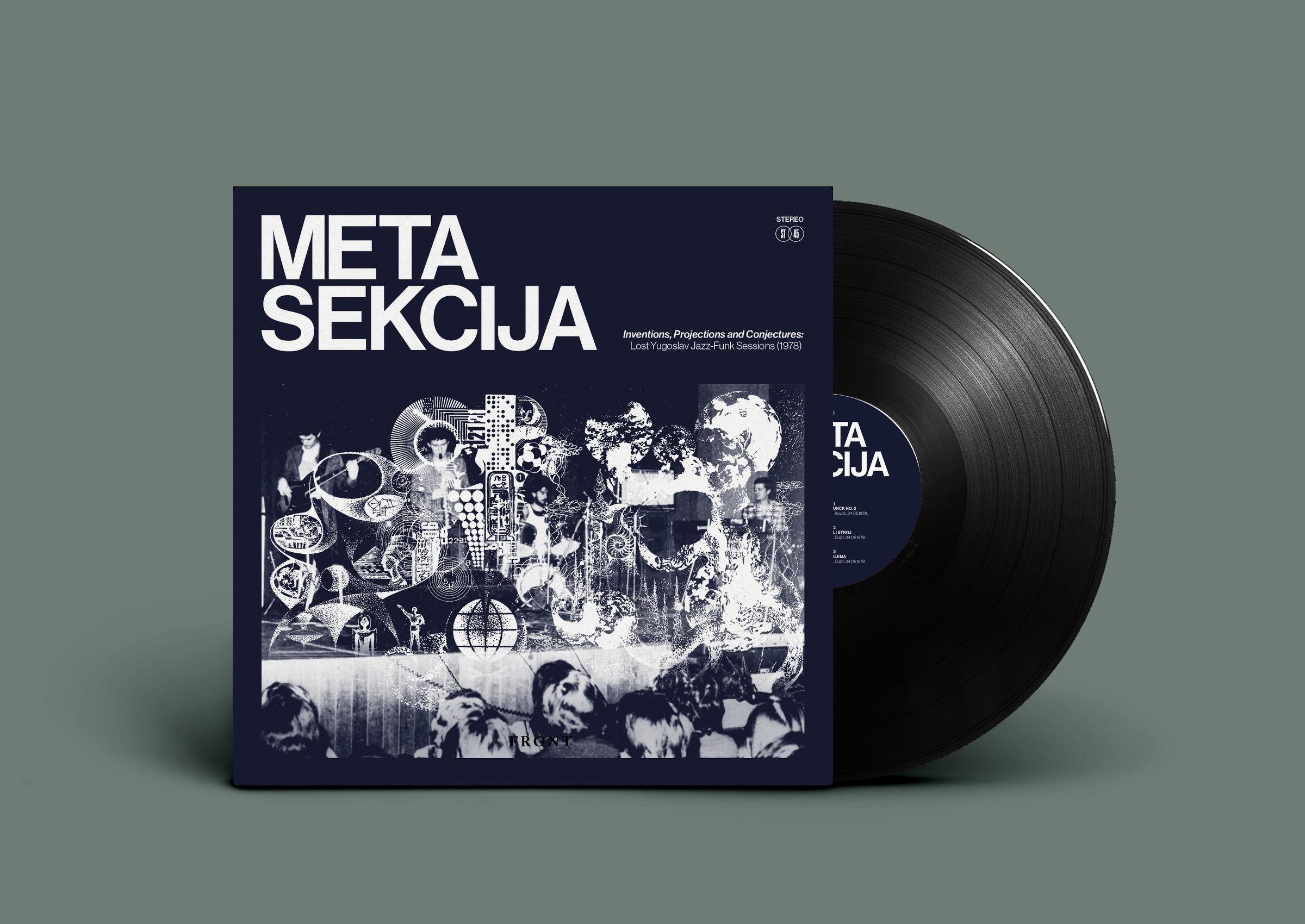 Omot albuma „Inventions, Projections and Conjectures: Lost Yugoslav Jazz-Funk Sessions (1978)“ sastava Meta Sekcija