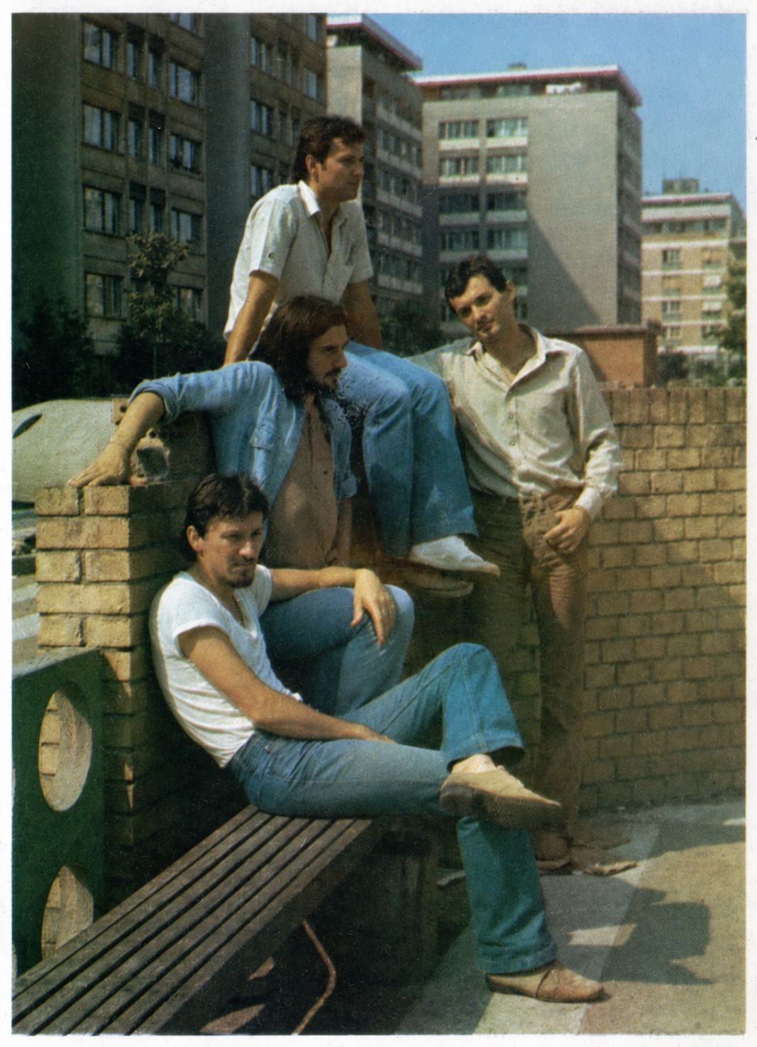 Članovi sastava Meta Sekcija, arhivska fotografija