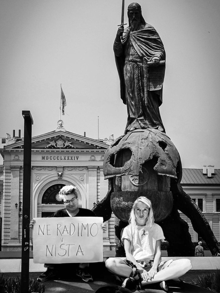 Olga Dimitrijević i Maja Pelević
