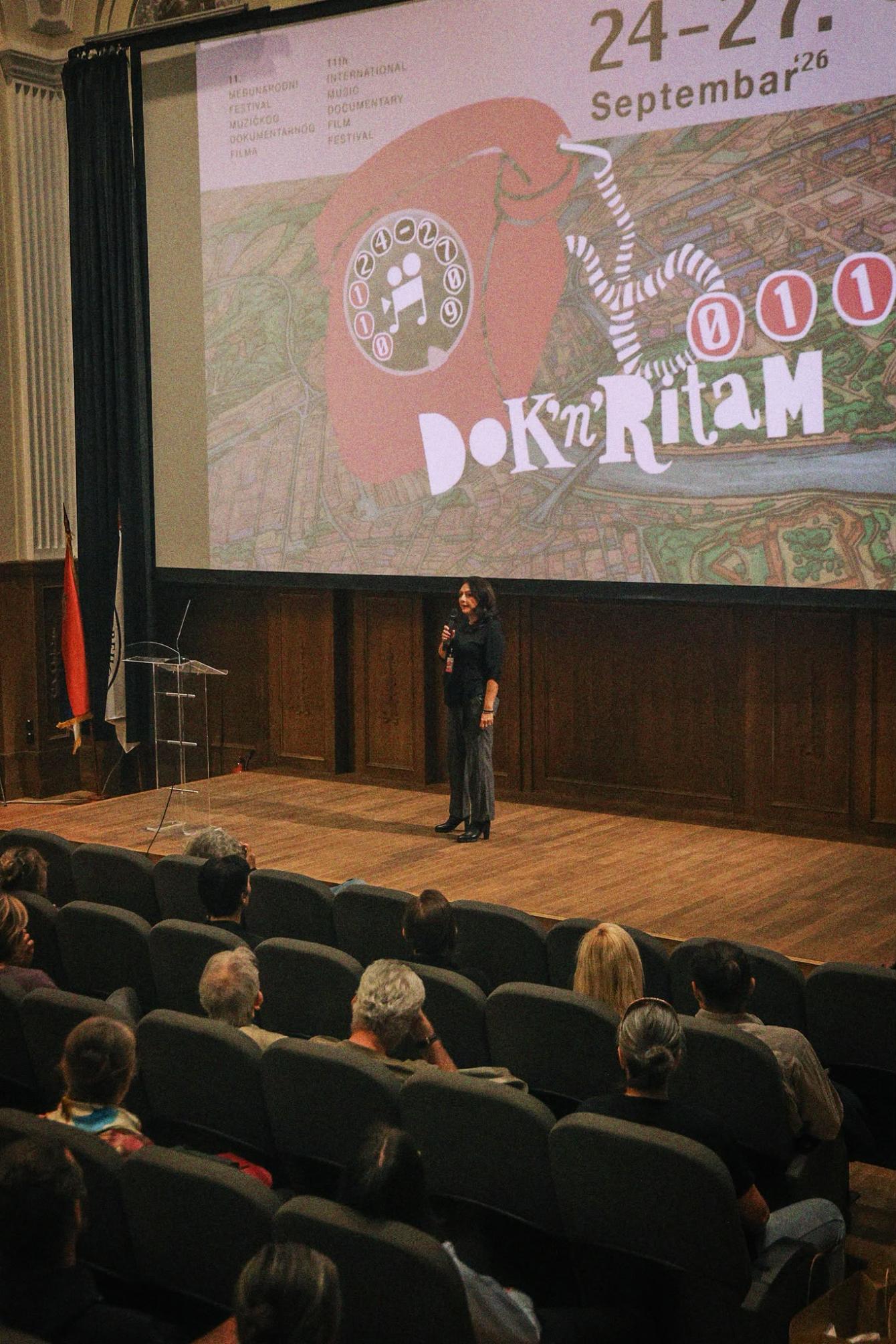 Sandra Rančić, osnivačica i umetnička direktorka festivala Dok'n'Ritam