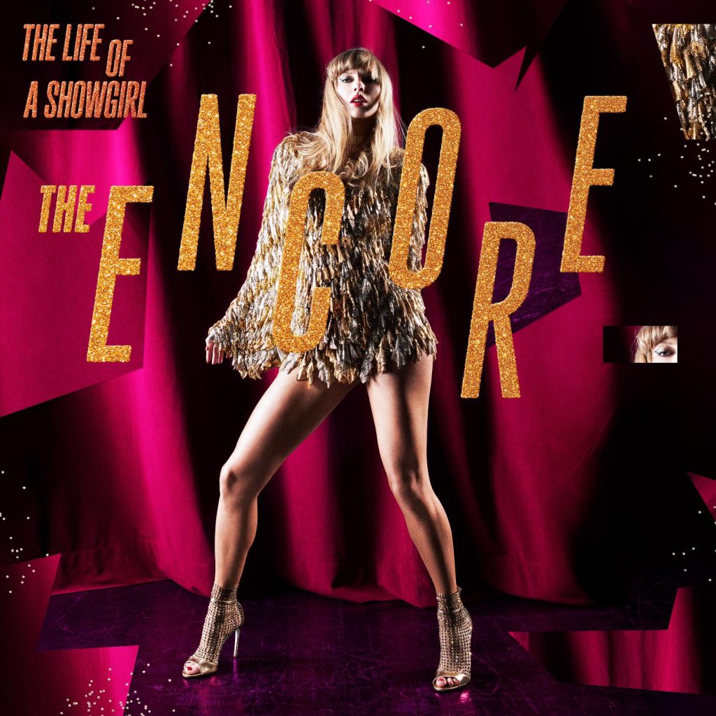 Tejlor Svift – omot izdanja „The Life of a Showgirl: The Encore“