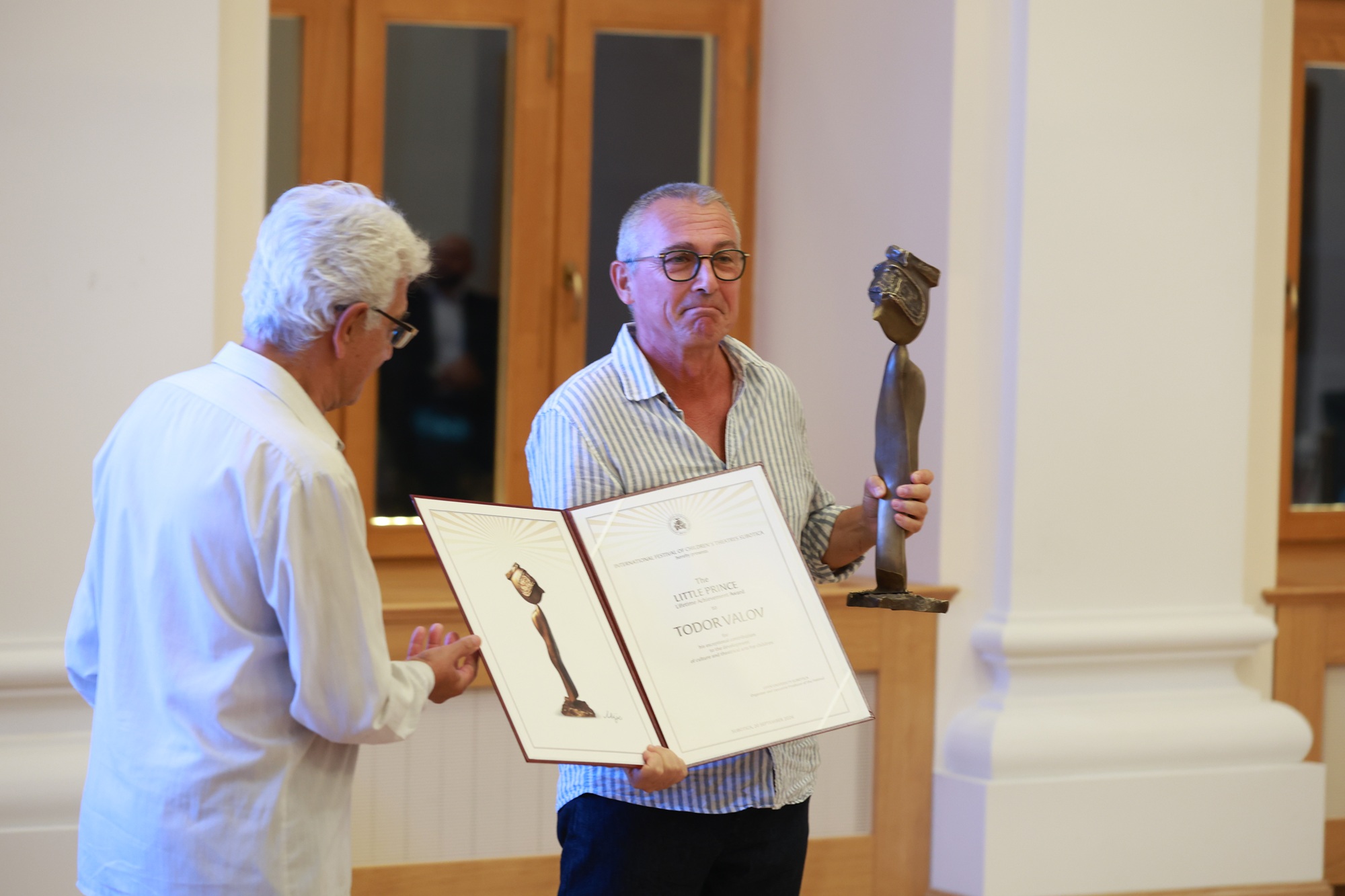 Vladimir Lazić i Todor Valov, dobitnik nagrade „Mali princ“