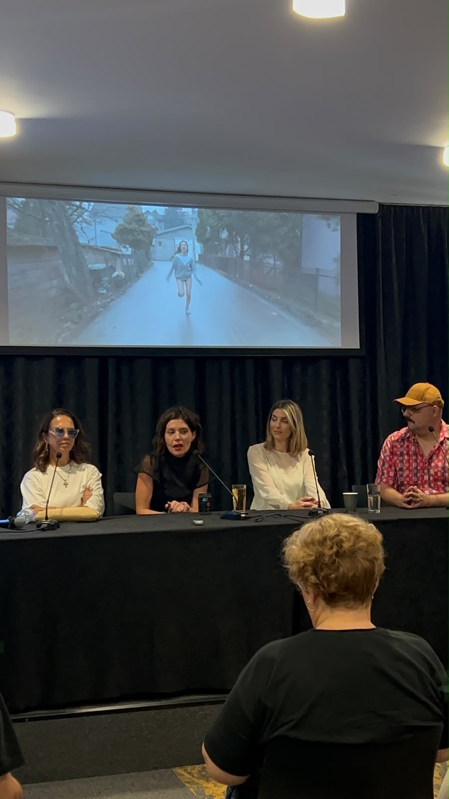 Maja Miloš na konferenciji za medije povodom filma Pukotina u ledu