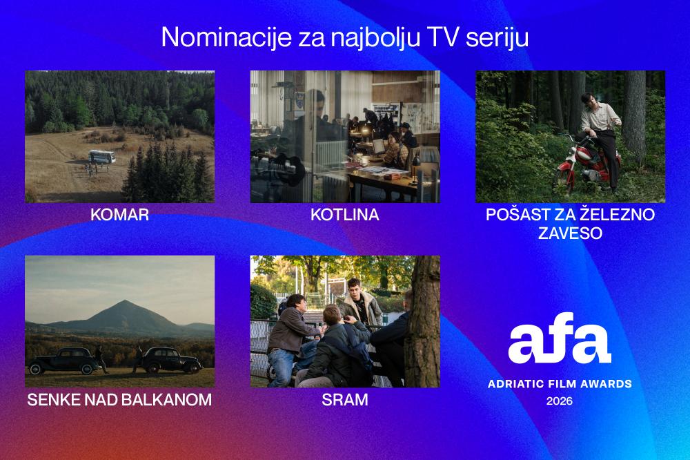 AFA nagrade 2026 – kategorija Najbolja TV serija
