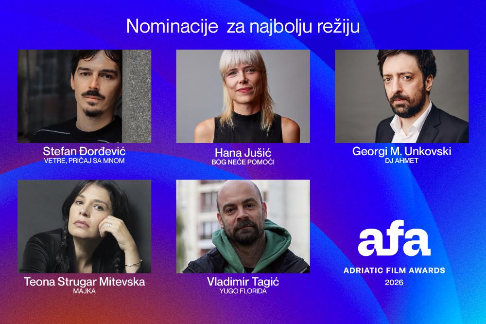 AFA nagrade 2026 – kategorija Najbolja režija