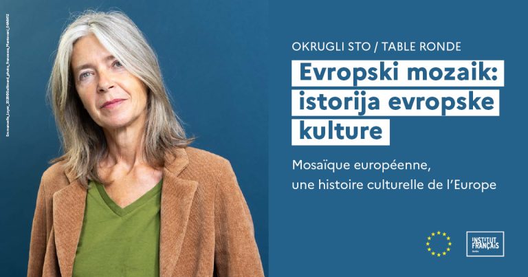 Vizuelni promo materijal za ciklus debata „Evropski mozaik: kratka istorija evropske kulture"