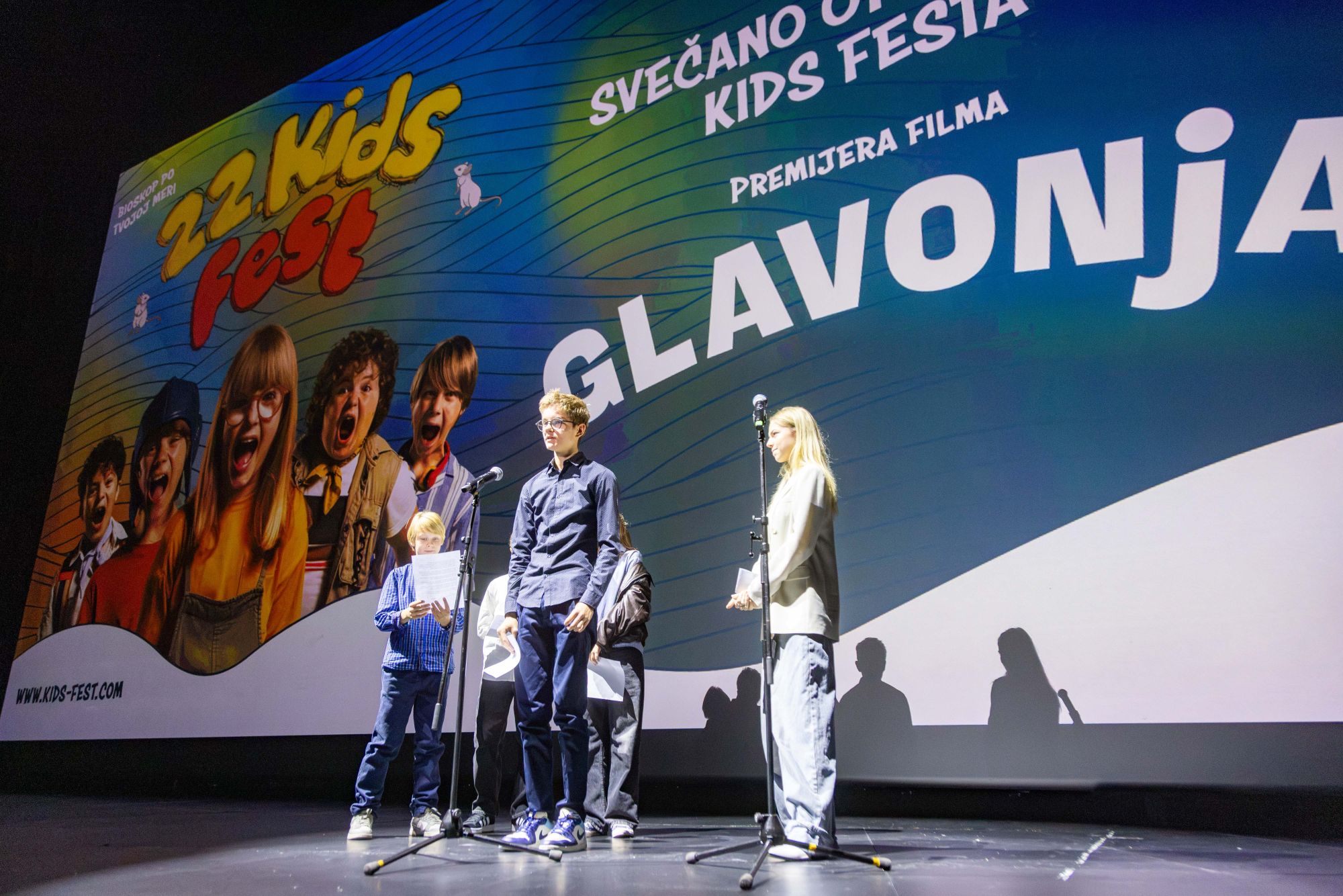 Ekipa filma „Glavonja“ i Klara Karaulić na otvaranju 22. Kids Festa
