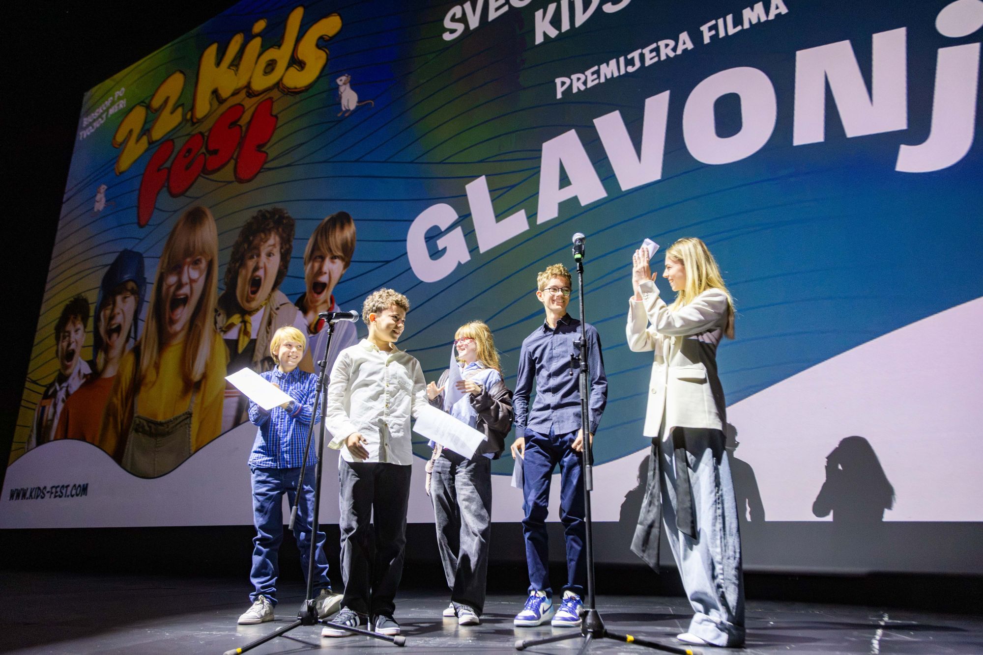 Ekipa filma „Glavonja“ i Klara Karaulić