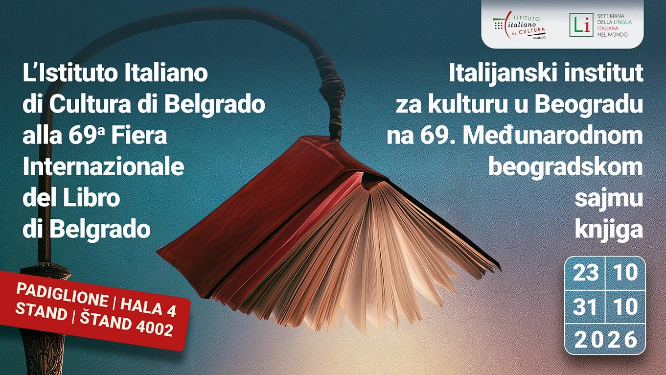 Italijanski institut za kulturu na 69. Međunarodnom beogradskom sajmu knjiga