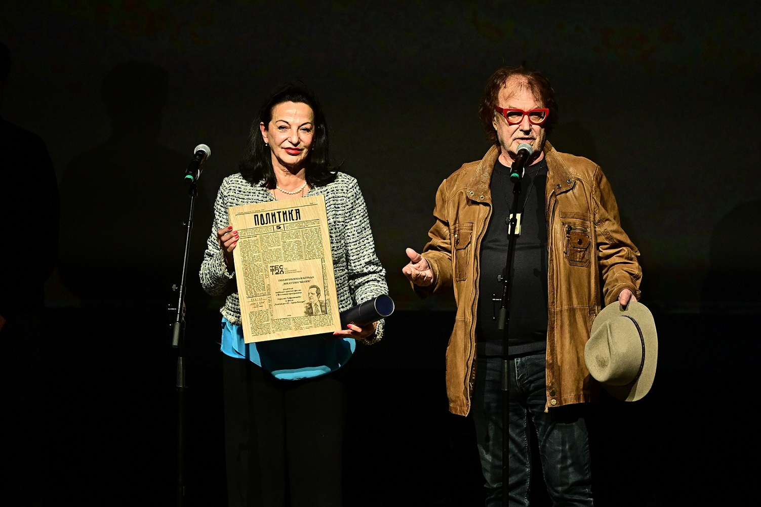 Lordan Zafranović i Dubravka Lakić na dodeli nagrada 53. FEST-a