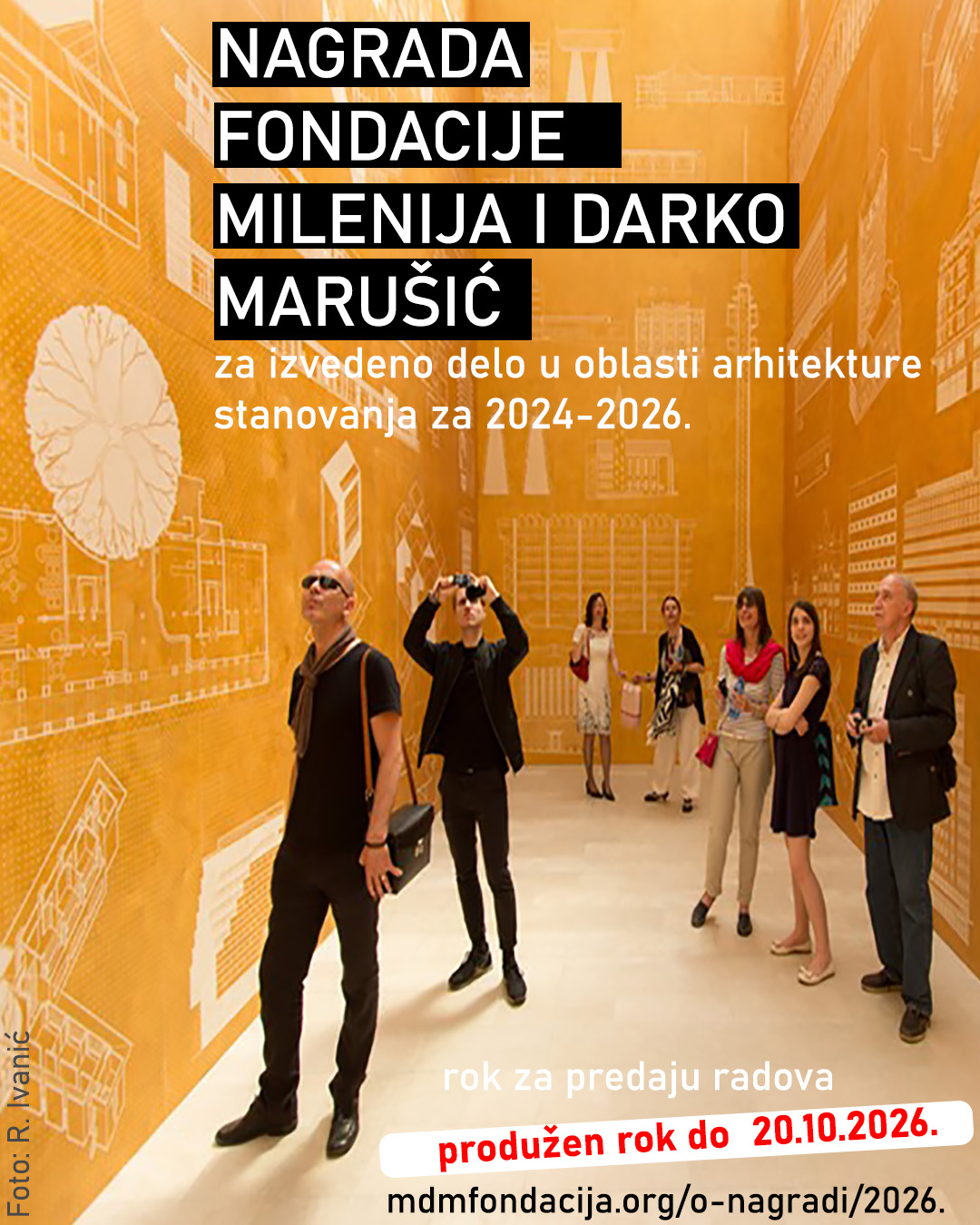 Vizual konkursa Fondacije „Milenija i Darko Marušić“ – produžen rok