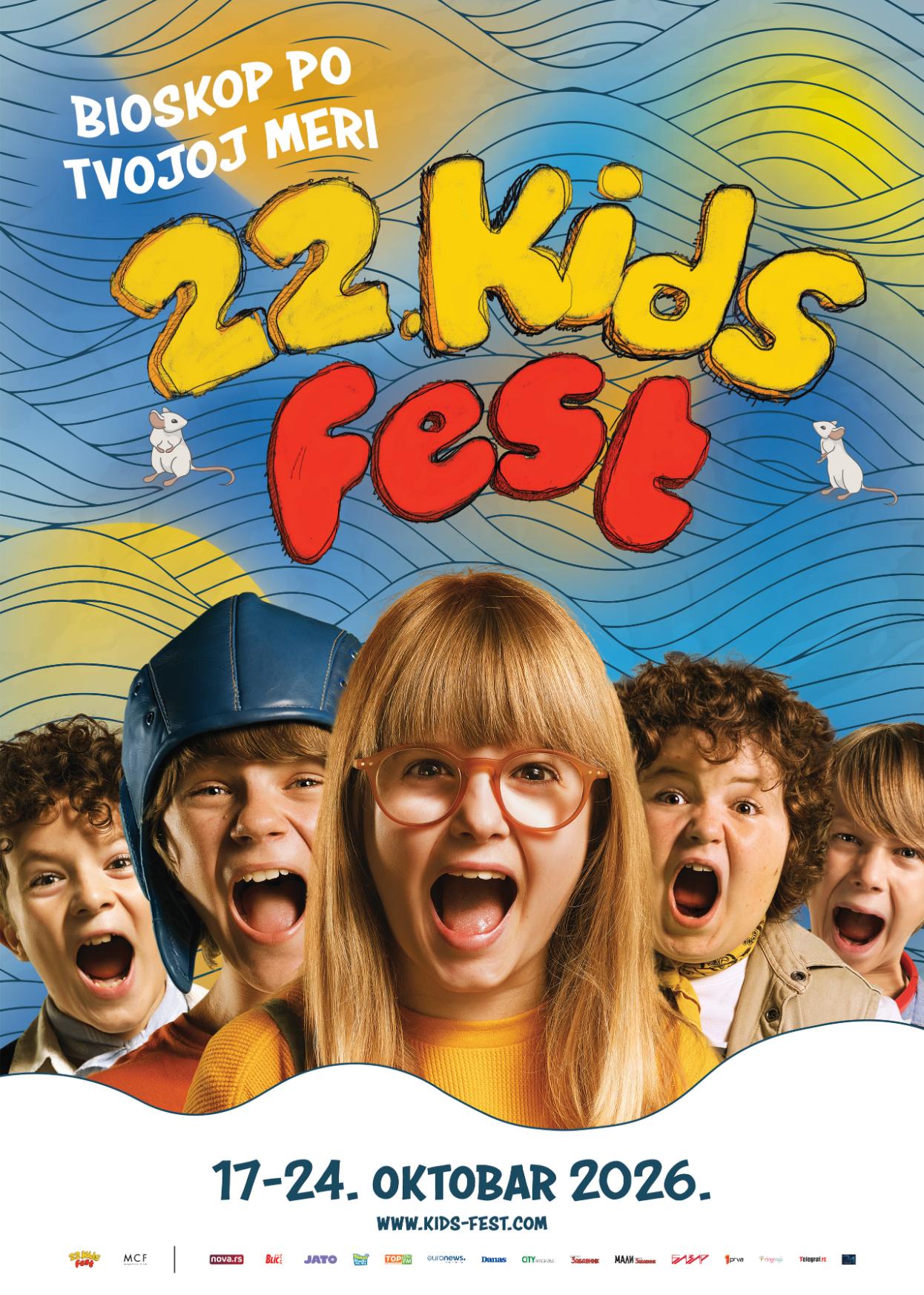 Naslovna strana vodiča kroz 22. Kids Fest
