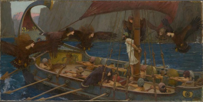 Džon Vilijam Voterhaus, „Odisej i sirene“, 1891.