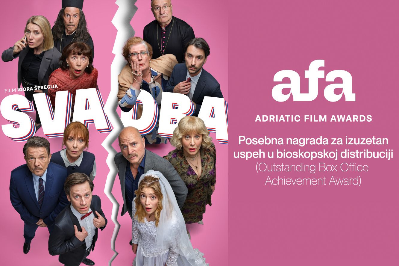 Film „Svadba“ Igora Šeregija – dobitnik AFA nagrade za izuzetan uspeh u bioskopskoj distribuciji