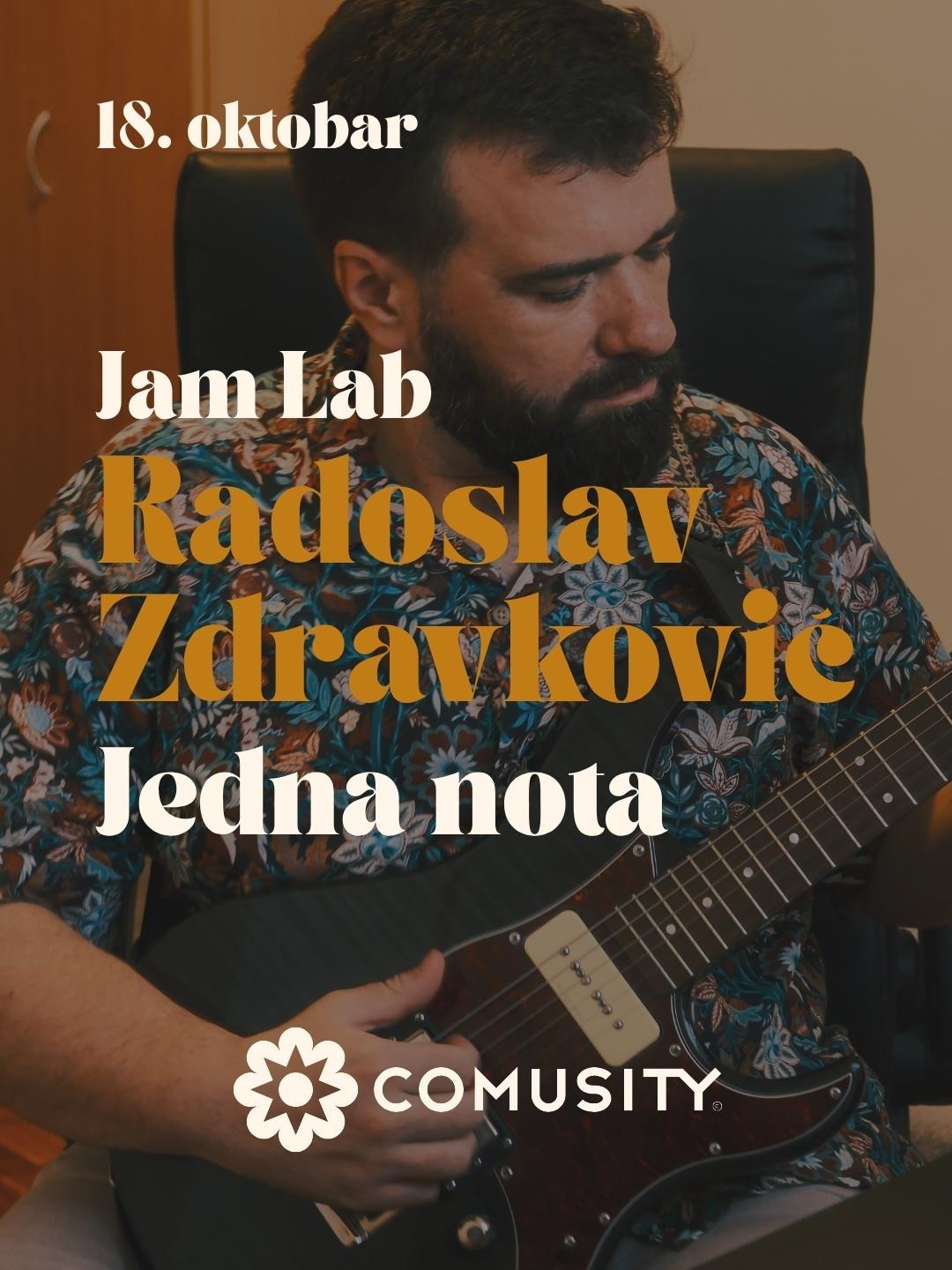 Radionica improvizacije „Jedna nota“ koju vodi gitarista Radoslav Zdravković