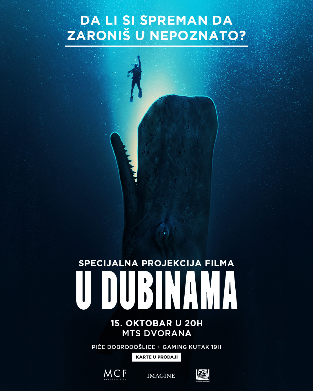 Specijalna projekcija filma „U dubinama“ u MTS Dvorani